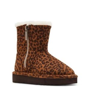 NWOT Steve Madden Oakley Boots in Brown Leopard Print Size 13